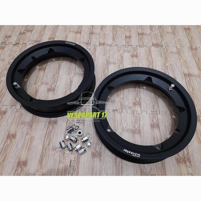 velg vespa gs scooter uno black