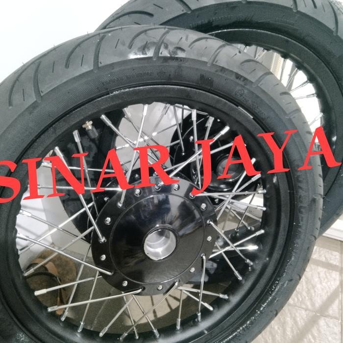 sepaket velg ring 14 140 160 yamaha v70 v80 alfa sigma vega force jup