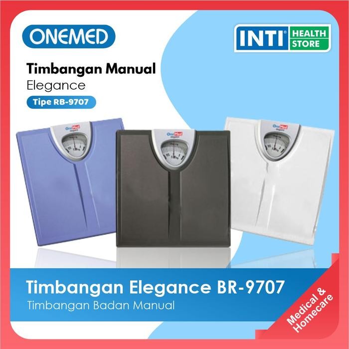 Onemed Timbangan Badan Elegance Br-9707 Timbangan Badan Manual Pasti Ori