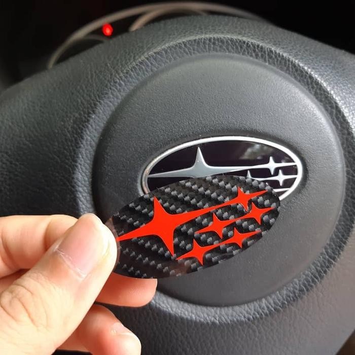 READY STIKER OVERLAY EMBLEM SETIR SUBARU