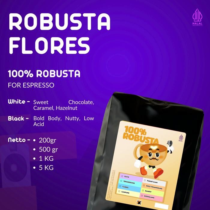 

Biji Kopi Fine Robusta Flores Manggarai 250Gr By Kieta Coffee #Gratisongkir #Sale #Discount