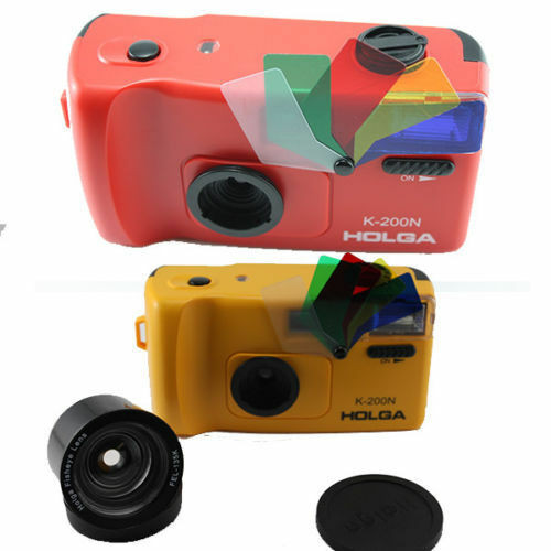 Holga K200N K200 N 35mm 135mm Fisheye Lens Color Flash Lomography Film Camera