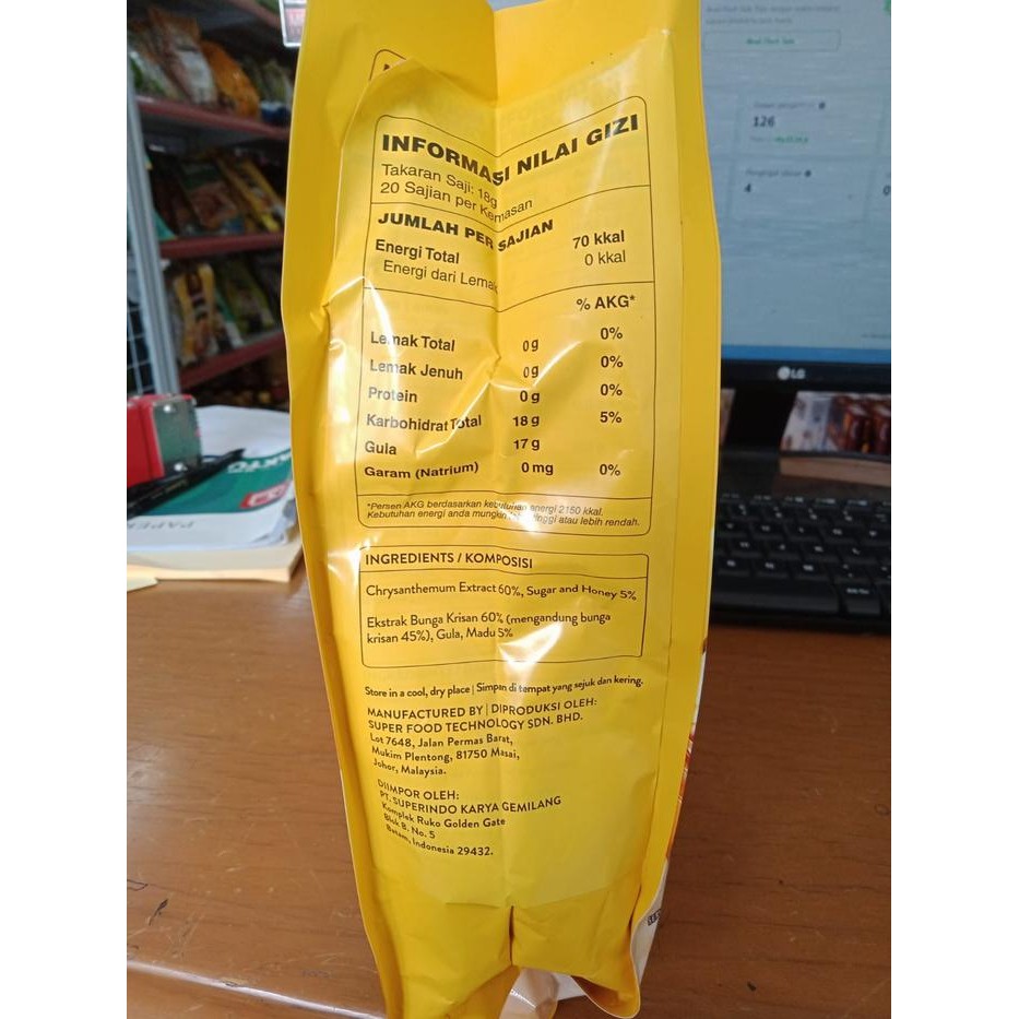 

Super Honey Chrysanthemum Drink - Teh Bunga Chrysanthemum Dengan Madu #Gratisongkir #Sale #Discount