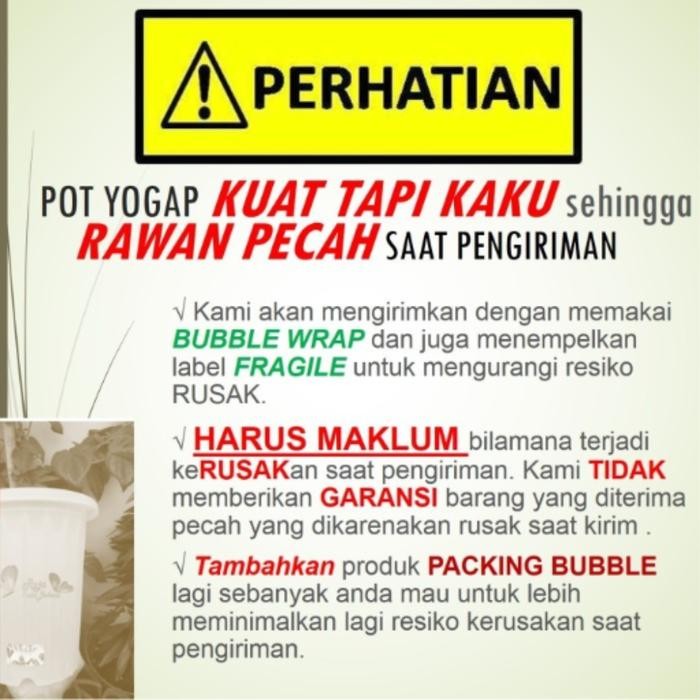 Raja Indo Pot Yogap 13 Berlubang Pot Yogap 13 Putih Transparan Merah Bata Pot Bunga Hias Aglonema