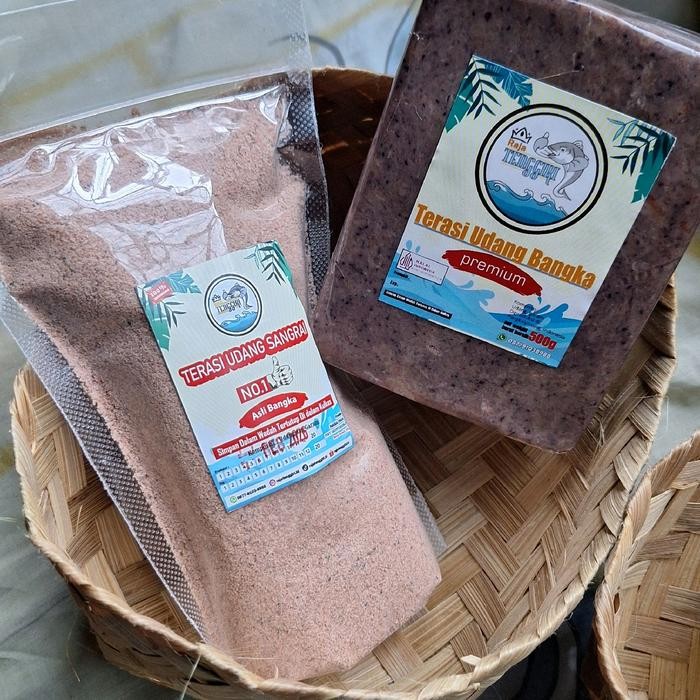 

Paket Hemat Terasi Udang Kualitas PREMIUM Khas Bangka 500gr & Sangrai 250gr untuk Bumbu Masak, bahan