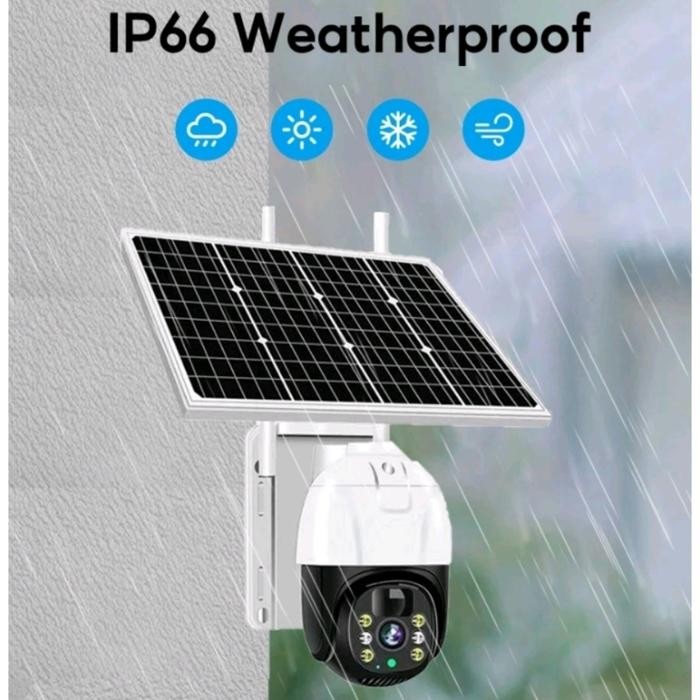 CCTV SIM CARD 4G WATERPROOF TENAGA SURYA