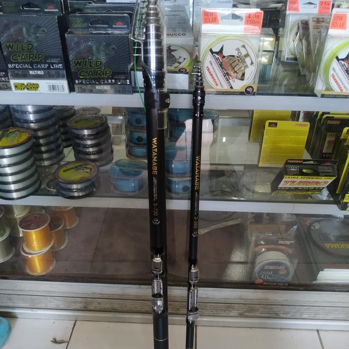 Joran Tegek Kolong Import Watanabe Model Zoom Carbon Murni