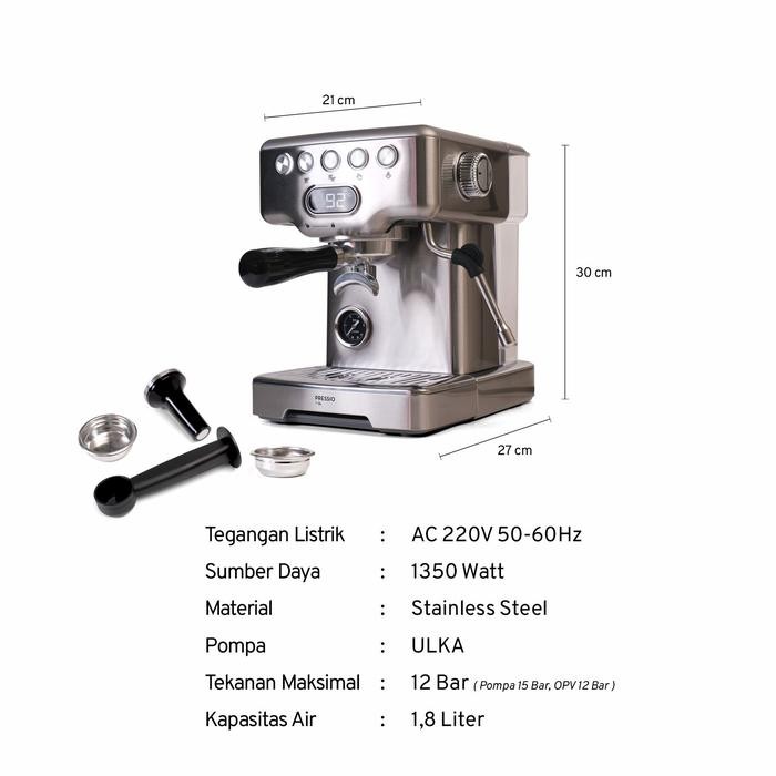Joil Pressio Origin Espresso Machine Mesin Kopi Espresso Brewing Pressure 15 Bar - Ep1