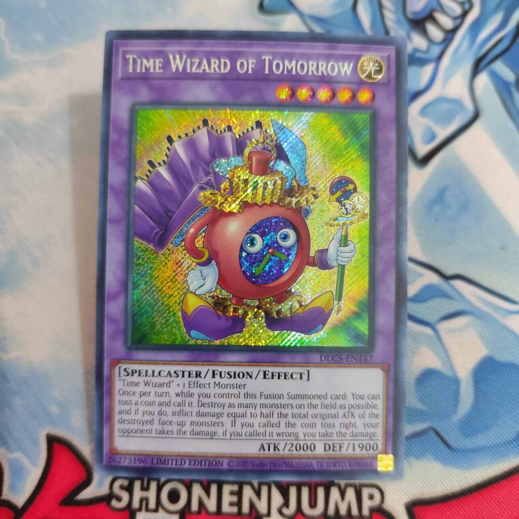 yugioh time wizard of tomorrow DLCS secret rare  original