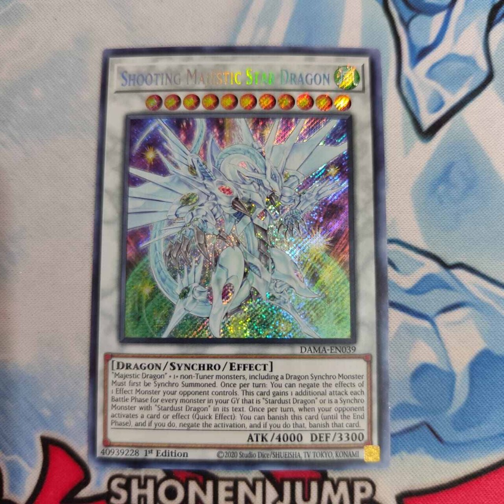 yugioh shooting majestic star dragon DAMA secret rare  original