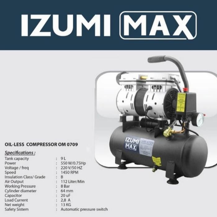 Izumi Max Om 0709 Kompresor Oiles