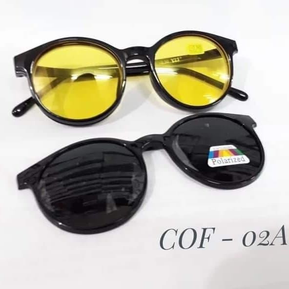 Kacamata Minus free clip on polarized /kacamata clip on/kacamata nigh