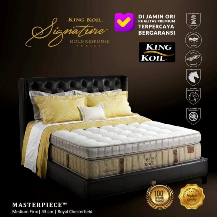 King Koil Kasur Springbed Masterpiece (Full Set) - Ukuran 160X200