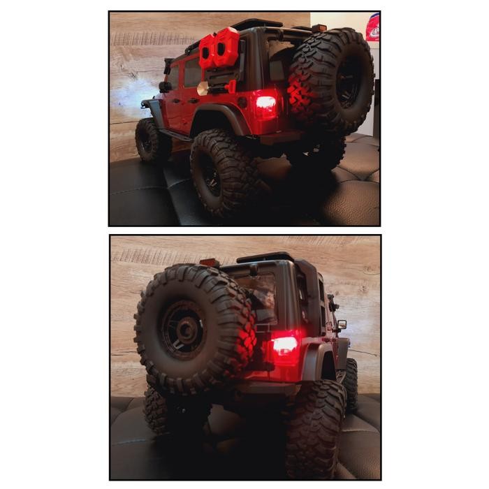 Rbc18 Rc Car 1/8 Rtr Rubicon Crawler / Rc Car 4Wd / Rc Crawler Offroad Pasti Ori