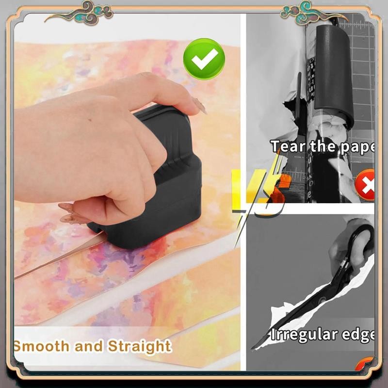 

Durable 2Pcs Black Cutter Wrapping Paper Cutter Replaceable Blade Roller Cutting