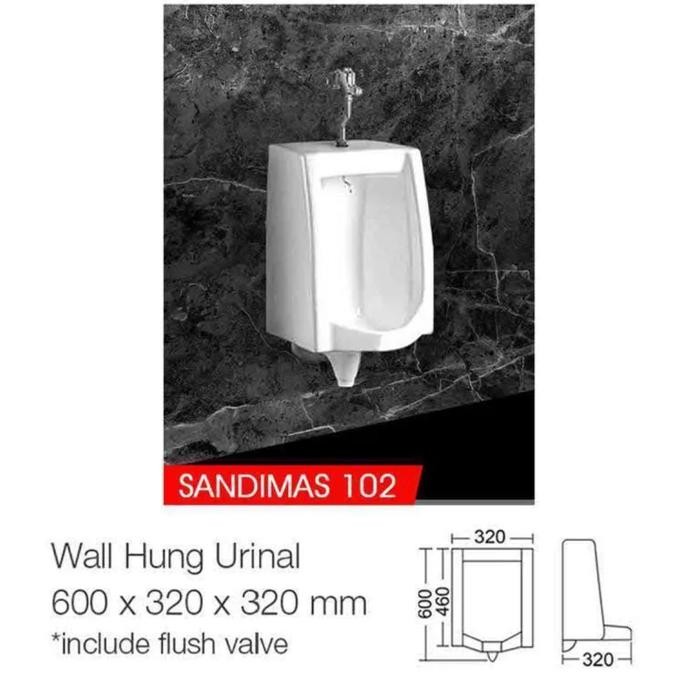 Sandimas - Urinal / Urinoir / Closet / Kloset Toilet Berdiri L 102 L102