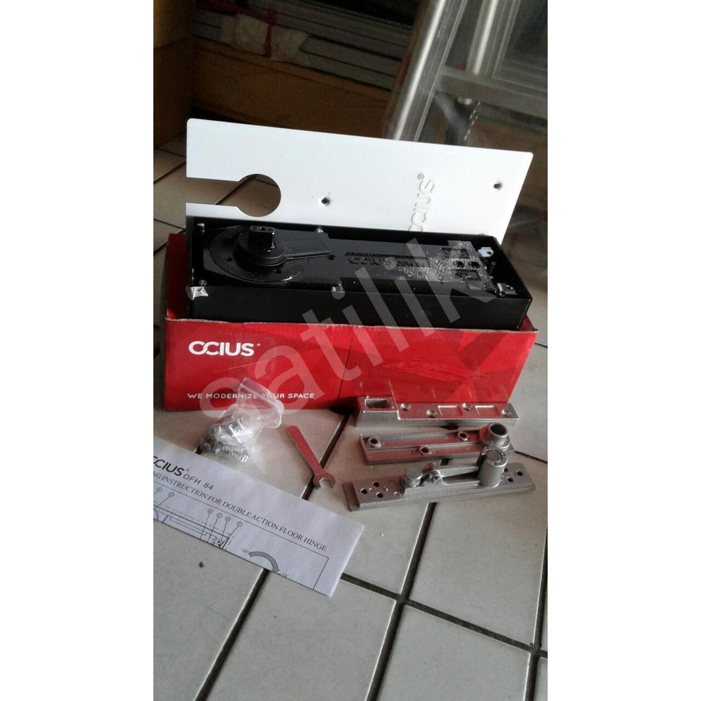 Floor Hinge Engsel Tanam Pintu kaca OCIUS 84 Fitting kaca