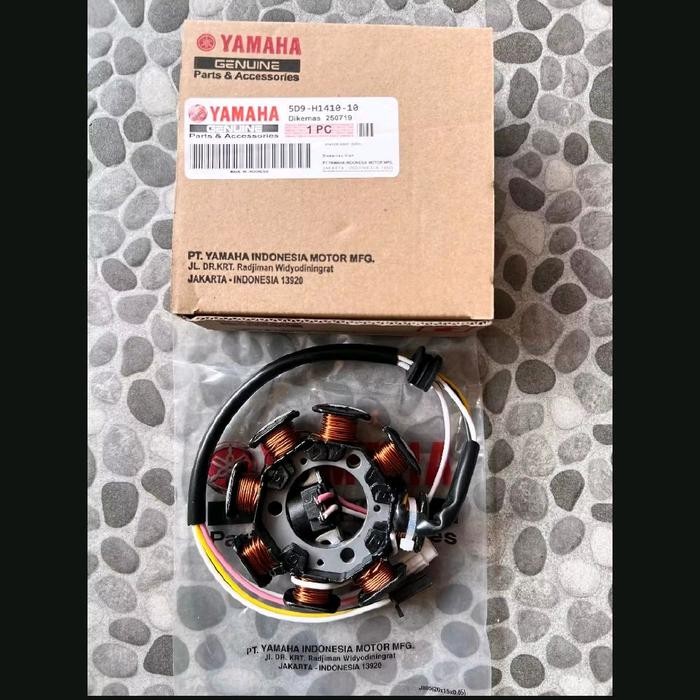 5D9 SPULL ASSY STATER MOTOR PULSER VEGA ZR RR JUPITER Z NEW ROBOT Z1 Z 1 BARU LAMA SPUL masih ready
