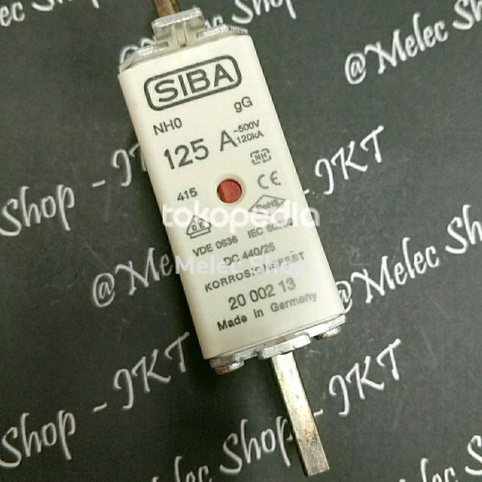 Sale Fuse Siba Nh 0 125A