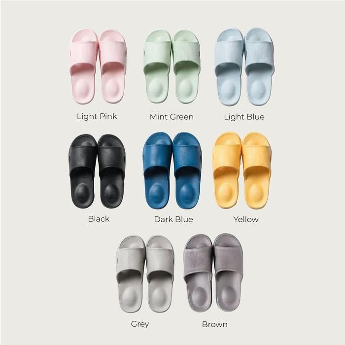 

TEC Sandal Rumah Berkualitas EVA PREMIUM Outdoor Indoor Nyaman Polos Empuk Nyaman Elegan Modis Extra