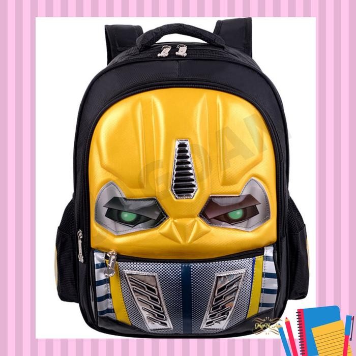 

Tas Ransel Sekolah Anak SD Lampu LED karakter Transformers 169 Fashion