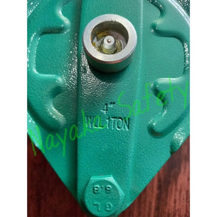 READY Pulley Block Single Sheave With Hook 4" 1 Ton / Snatch Block 4" ROHA