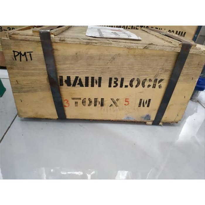 READY CHAIN BLOCK 3 TON 5 METER TAKEL KATROL KEREKAN 3 TON 5 METER
