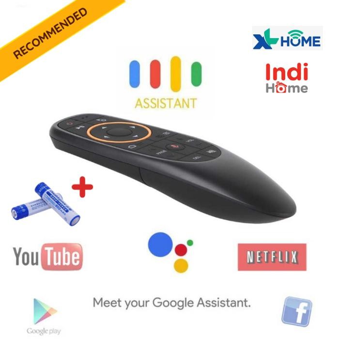 Remote Voice Assistant XL Home Indihome Remot TV Box Gyroscope Google