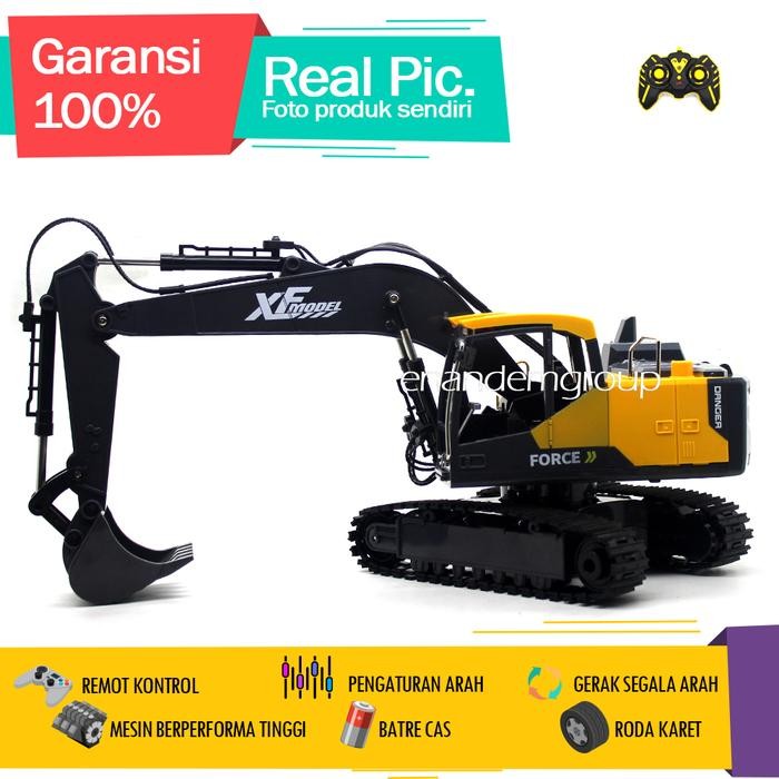 Mainan Mobil Remot Kontrol RC Beko XF Model Excavator Truk Engineering 7 Fungsi