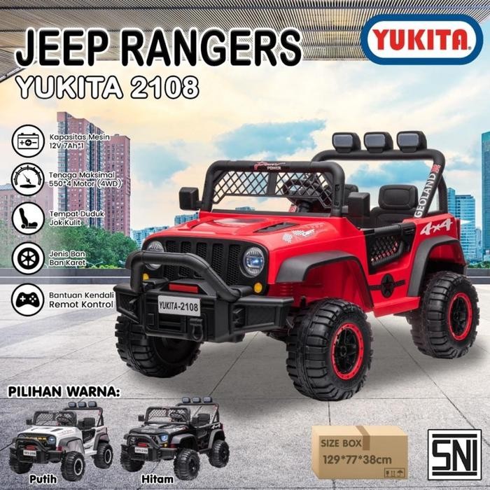 MAINAN AKI REMOTE YUKITA 2108 JEEP RANGERS