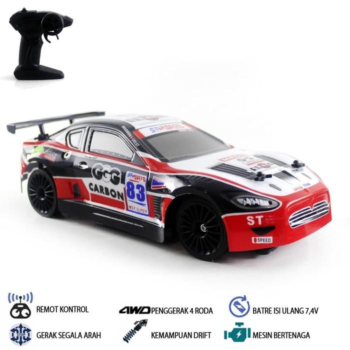 Mainan Mobil Remot Kontrol RC Drift Superfast Turbo