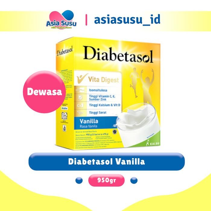 

Diabetasol Coklat/Vanila 950gr