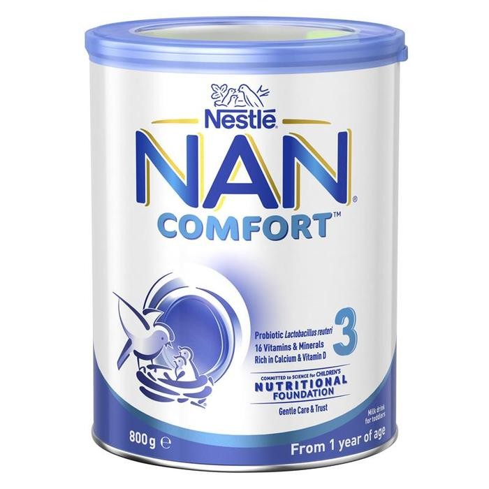 

Nestle Nan Comfort 3 From 1 Year of Age 800g/Susu bubuk/Susu bayi