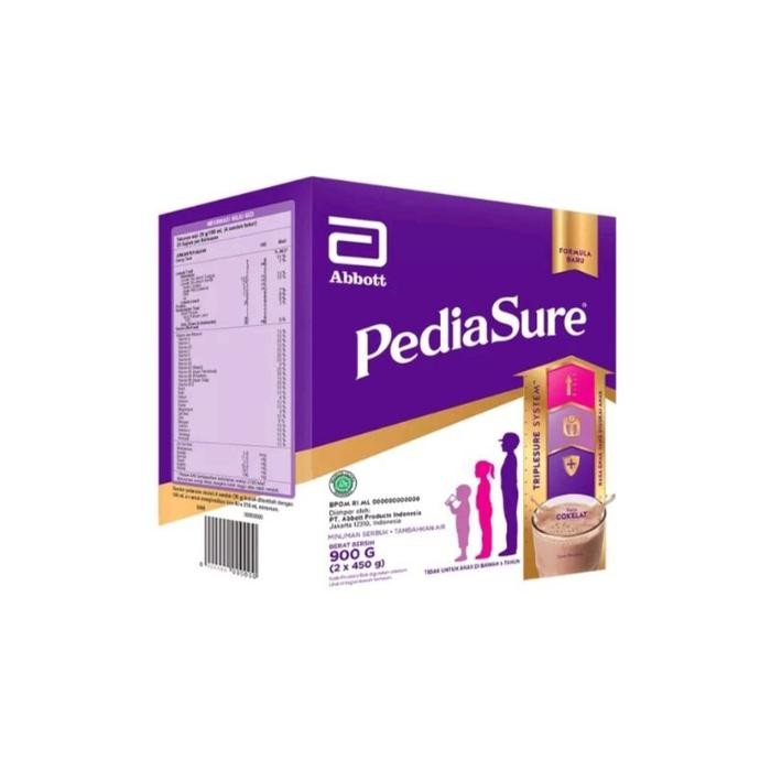 

Susu pediasure triplesure rasa coklat 900gr box susu formula