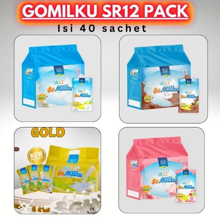 

Gomilku Sachet Sr12 isi 40 pcs Susu Kambing Etawa