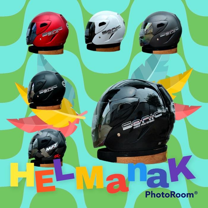 HELM ANAK MAZ UMUR 8 TAHUN S/D 10 KEATAS