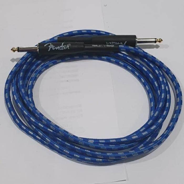 Kabel Jek Gitar / Bas Fender 3 Meter Low Noise - Jack Gitar Fender