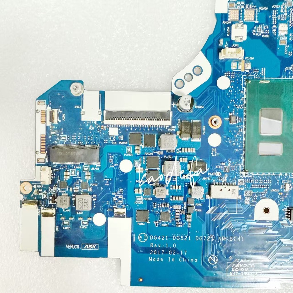 NM-B241 For Lenovo Ideapad 320-15IKB 330-15IKB Laptop Motherboard CPU I3 I5 I7 6/7TH 4G