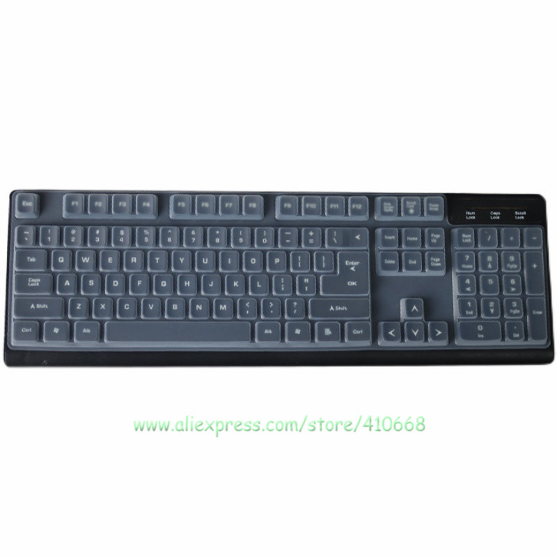 For Logitech K845 Transparent Waterproof Silicone K 845 Mechanical Keyboard Cover US Computer Key