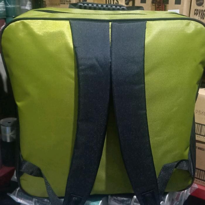 new tas layangan Elvana//hitam hijau