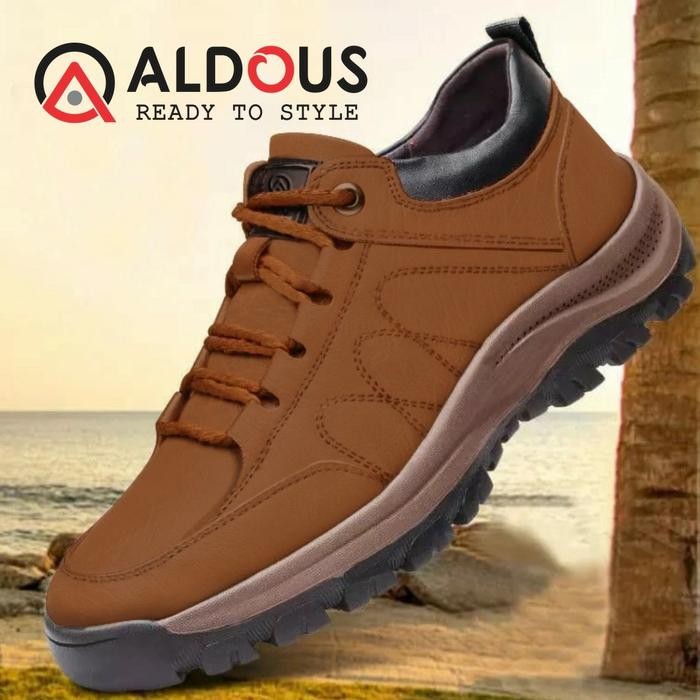 Sepatu pria hiking Aldous -A04 original pria sepatu kerja / outdoor