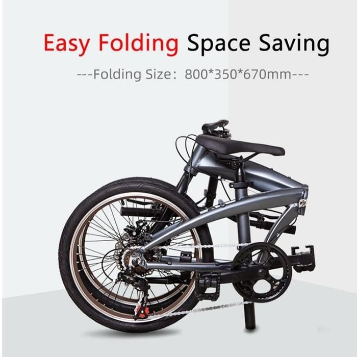 Promo Sepeda Lipat 20" Inch Folding Bike Army Alloy Frame