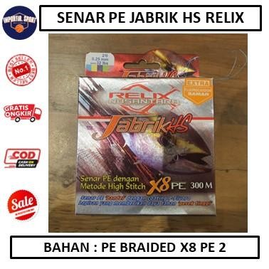 Senar PE Jabrik HS Relix Nusantara PE #2 - ALAT PANCING - AKSESS