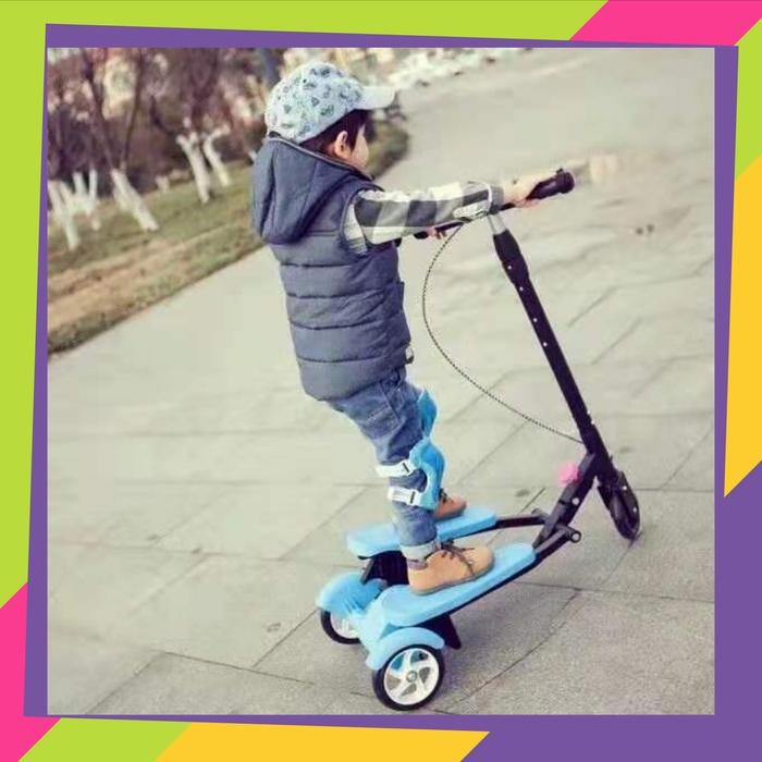 Skuter Anak / Skuter Injak Dual Pedal Roda 3 / Scooter Pedal