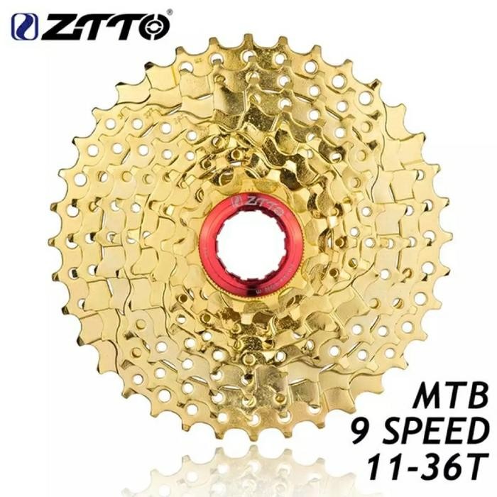Sproket 9 speed Gold Ztto 11 - 36T