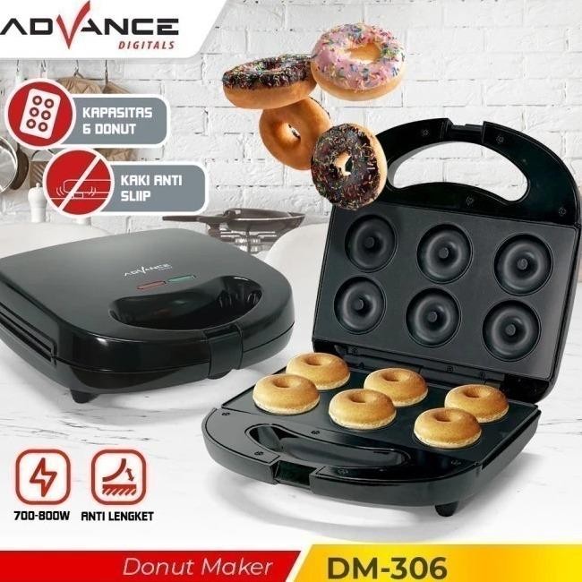 Advance DM306 Donat Maker Listrik / Pembuat Donat Elektrik Low Watt - FREE ONGKIR Jabodetabek