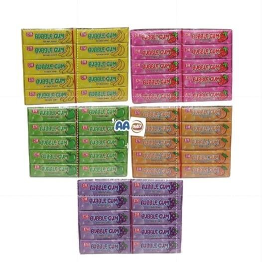 

New BUBBLE GUM BOX ISI 20X10GR