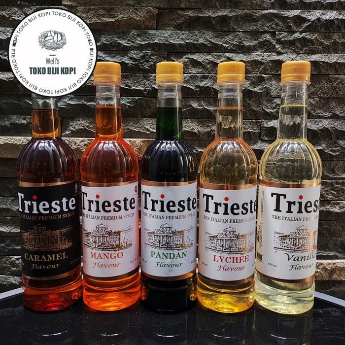 

New Trieste Syrup Flavoured Sirup Rasa - 650 ml