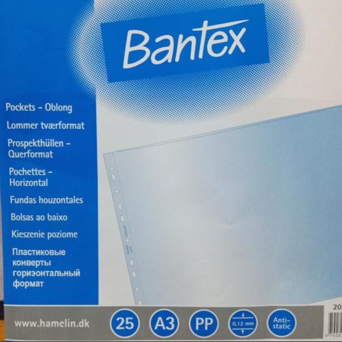 

Plastik Pp Pocket A3 Bantex Landscape 2037 (25 lembar)