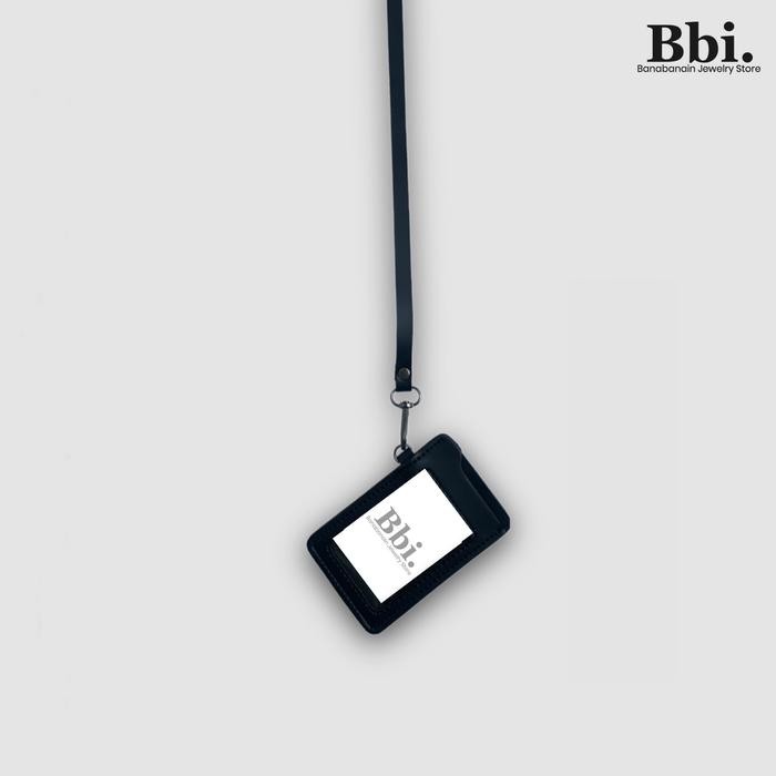 

Card Holder Kalung Name Tag Kulit 2 Style Lanyard Kantor CHOFFI